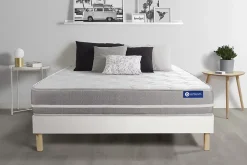 Ensemble Latex et mémoire de forme de confort Equilibré avec sommier kit