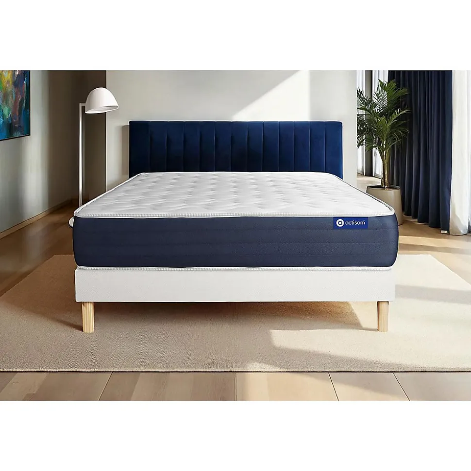 Ensemble Latex et mémoire de forme de confort Equilibré avec sommier kit