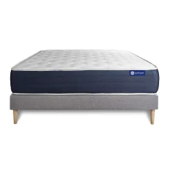 Ensemble Latex et mémoire de forme de confort Equilibré avec sommier kit
