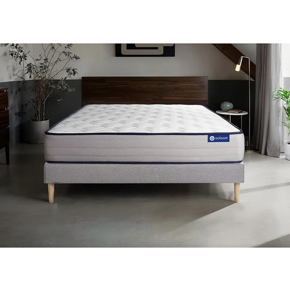 Ensemble Latex et mémoire de forme de confort Ferme avec sommier kit