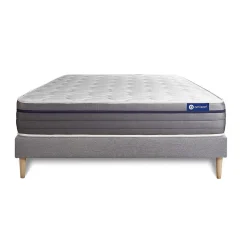 Ensemble Latex et mémoire de forme de confort Equilibré avec sommier kit