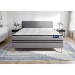 Ensemble Latex et mémoire de forme de confort Très ferme avec sommier kit