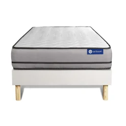 Ensemble Latex et mémoire de forme de confort Très ferme avec sommier kit