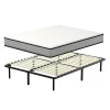 Ensemble Matelas en mousse + Sommier à Lattes 140x190cm, Epaisseur du Matelas 22cm
