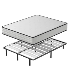 Ensemble Matelas en mousse + Sommier avec lattes larges 140x190cm, Epaisseur du Matelas 22cm