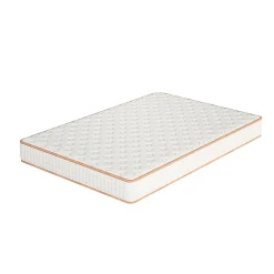 Ensemble Matelas en mousse + Sommier avec lattes larges 140x190cm, Epaisseur du Matelas 18 cm