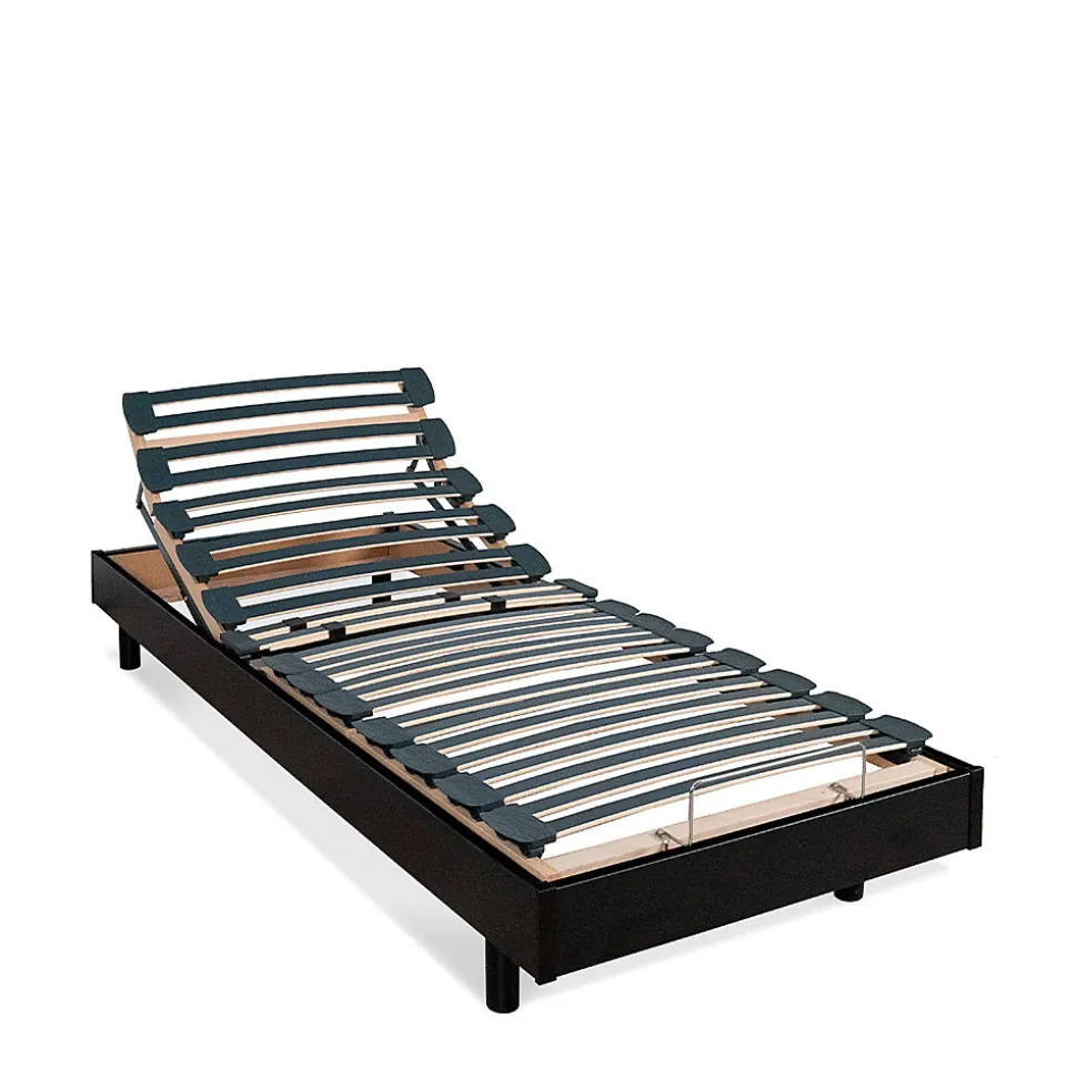 Ensemble Matelas Mousse Accueil Mémoire de forme + Sommier électrique Flex 70x200 cm