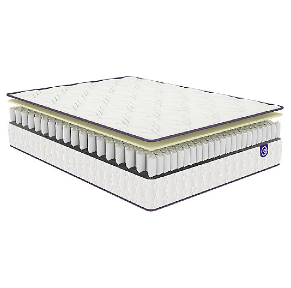 Ensemble Merinos MORNING ROUTINE + Sommier twist + Pieds 140x190 Ressorts