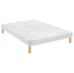 Ensemble Merinos HAPPY LIT + Sommier Twist + Pied 90x190 Latex