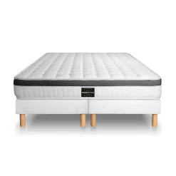 Ensemble Mémoire de forme de confort Ferme avec sommier tapissier
