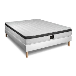 Ensemble Mémoire de forme de confort Ferme avec sommier kit