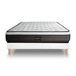 Ensemble Mémoire de forme de confort Ferme avec sommier kit