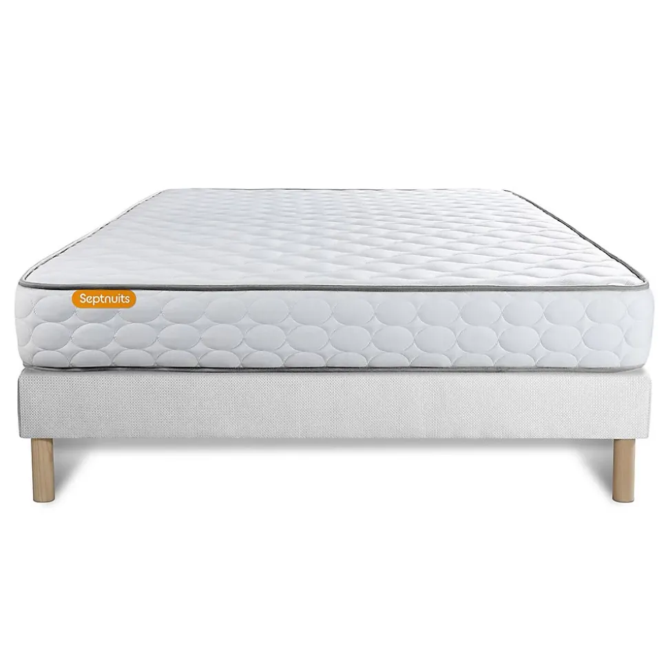 Ensemble Mémoire de forme de confort Très ferme avec sommier tapissier