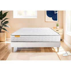 Ensemble Mémoire de forme de confort Très ferme avec sommier tapissier