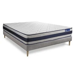 Ensemble Mémoire de forme de confort Ferme avec sommier kit