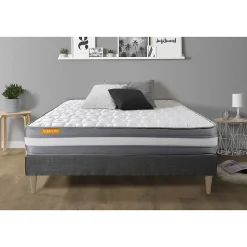 Ensemble Mémoire de forme de confort Ferme avec sommier kit
