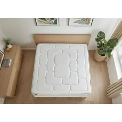 Ensemble Mémoire de forme de confort Equilibré avec sommier kit