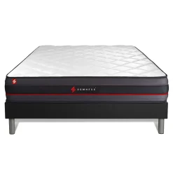 Ensemble Mémoire de forme de confort Ferme avec sommier kit