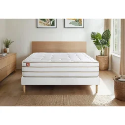 Ensemble Mémoire de forme de confort Equilibré avec sommier tapissier