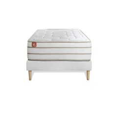 Ensemble Mémoire de forme de confort Equilibré avec sommier tapissier