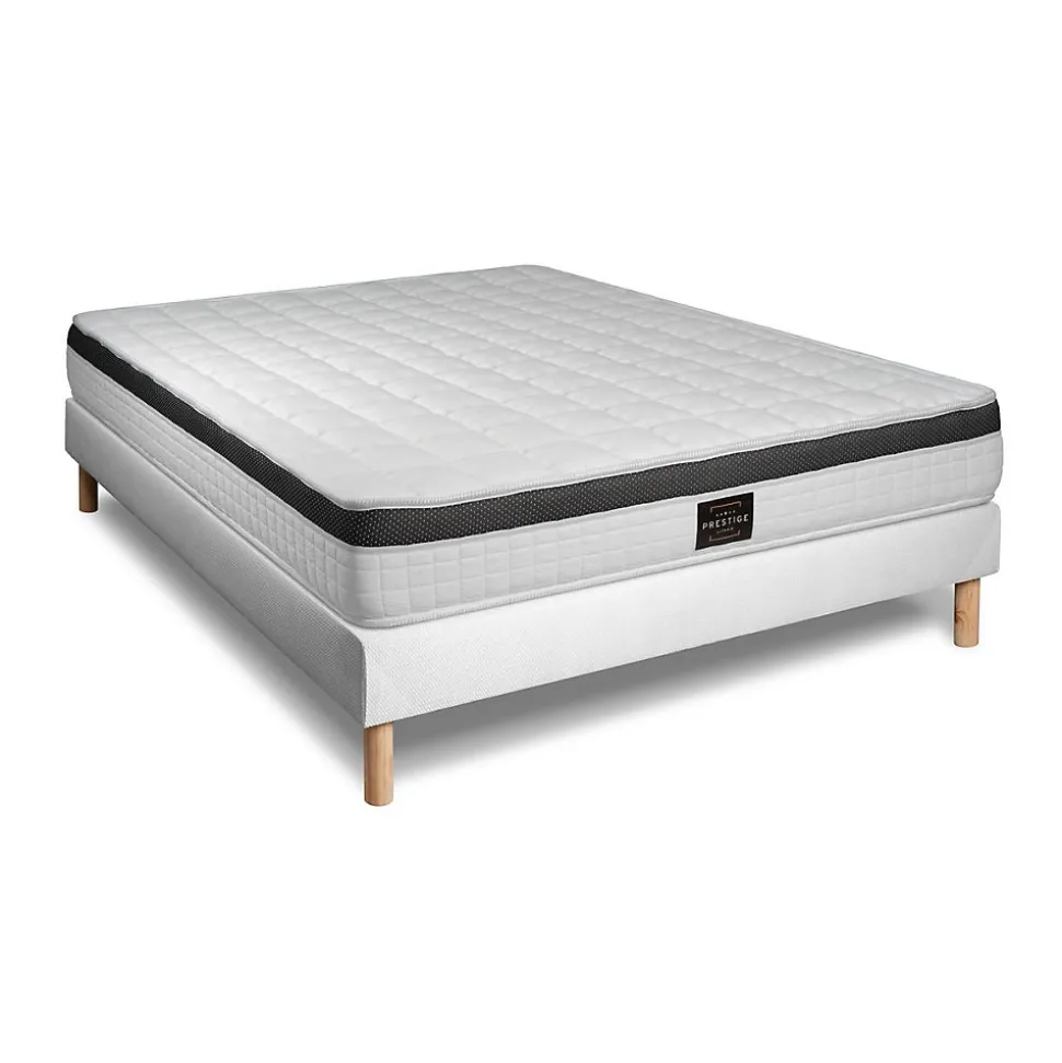 Ensemble Mémoire de forme de confort Ferme avec sommier kit