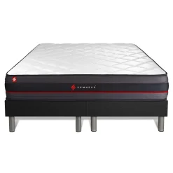 Ensemble Mémoire de forme de confort Ferme avec sommier tapissier