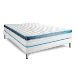 Ensemble Mémoire de forme de confort Ferme avec sommier tapissier