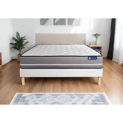 Ensemble Mémoire de forme de confort Ferme avec sommier kit