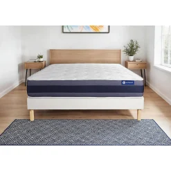 Ensemble Mémoire de forme de confort Equilibré avec sommier kit