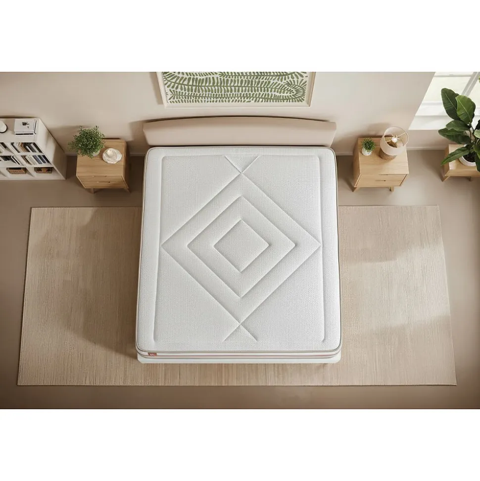 Ensemble Mémoire de forme de confort Equilibré avec sommier tapissier