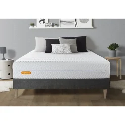 Ensemble Mémoire de forme de confort Equilibré avec sommier kit
