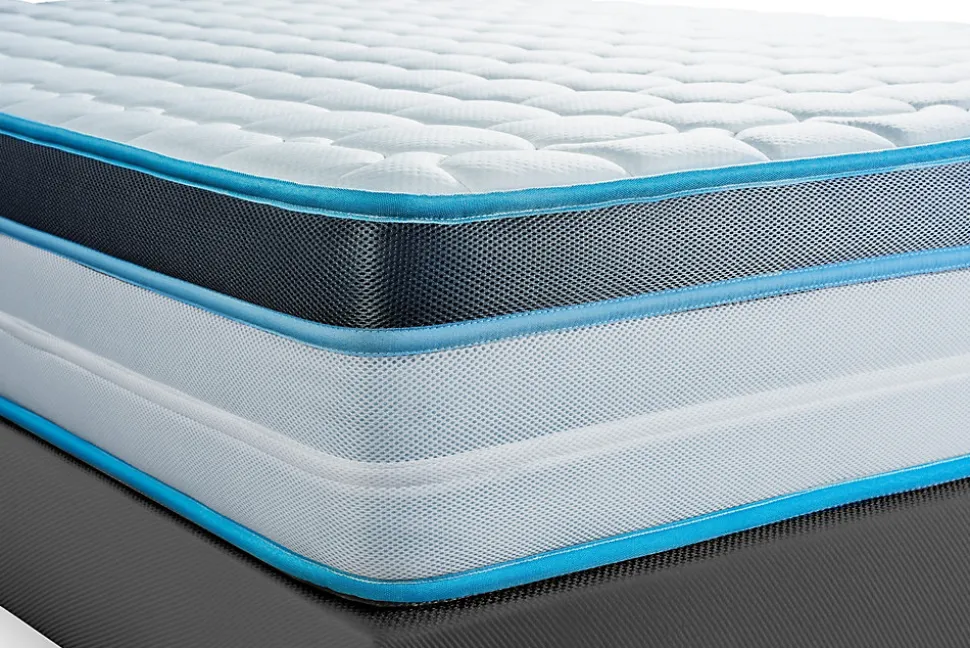 Ensemble Mémoire de forme de confort Ferme avec sommier tapissier