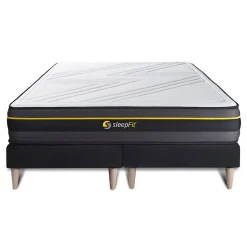 Ensemble Mémoire de forme de confort Ferme avec sommier tapissier