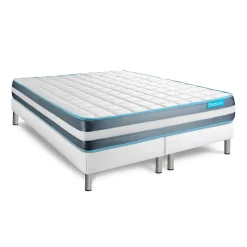 Ensemble Mémoire de forme de confort Ferme avec sommier tapissier