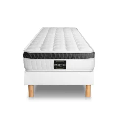 Ensemble Mémoire de forme de confort Ferme avec sommier kit