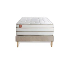 Ensemble Mémoire de forme de confort Equilibré avec sommier tapissier