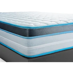 Ensemble Mémoire de forme de confort Ferme avec sommier tapissier