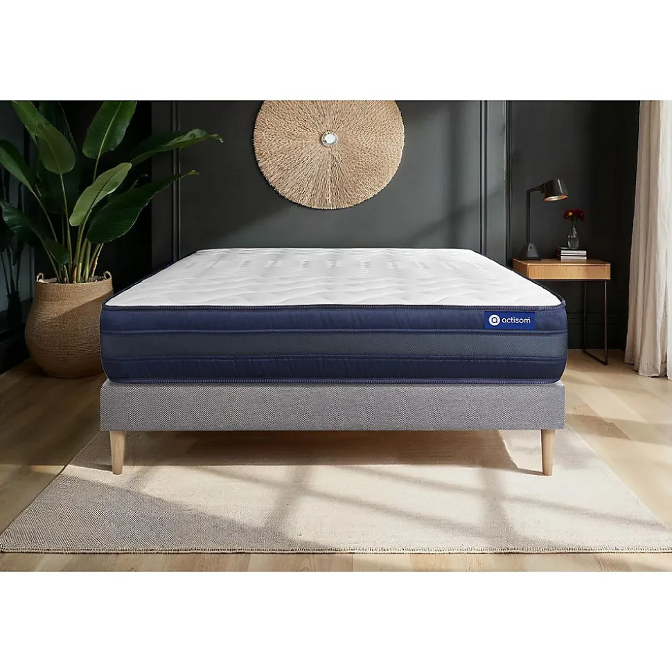 Ensemble Mémoire de forme de confort Très ferme avec sommier kit