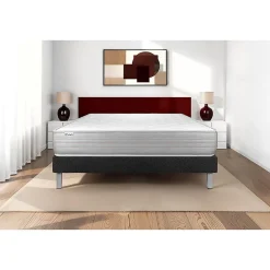 Ensemble Mousse polyuréthane à mémoire de forme de confort Ferme avec sommier tapissier