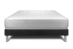 Ensemble Mousse polyuréthane à mémoire de forme de confort Ferme avec sommier tapissier