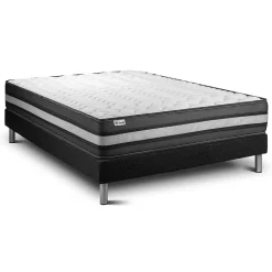Ensemble Mousse polyuréthane à mémoire de forme de confort Ferme avec sommier kit