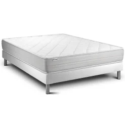 Ensemble Mousse polyuréthane à mémoire de forme de confort Ferme avec sommier tapissier