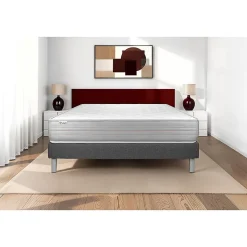 Ensemble Mousse polyuréthane à mémoire de forme de confort Ferme avec sommier tapissier