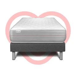 Ensemble Mousse polyuréthane à mémoire de forme de confort Ferme avec sommier tapissier