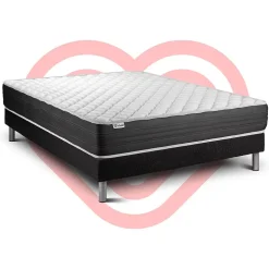 Ensemble Mousse polyuréthane à mémoire de forme de confort Ferme avec sommier kit