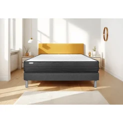 Ensemble Mousse polyuréthane à mémoire de forme de confort Ferme avec sommier kit