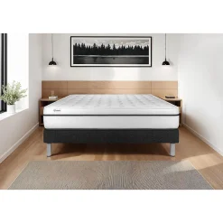 Ensemble Mousse polyuréthane à mémoire de forme de confort Ferme avec sommier kit