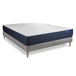 Ensemble Ressorts ensachés et mémoire de forme de confort Très ferme avec sommier kit