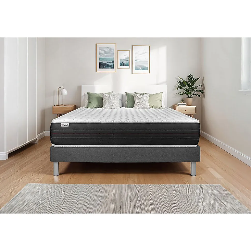 Ensemble Ressorts ensachés de confort Ferme avec sommier kit