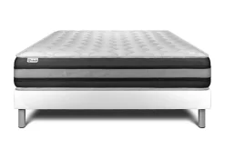 Ensemble Ressorts ensachés et mémoire de forme de confort Ferme avec sommier kit